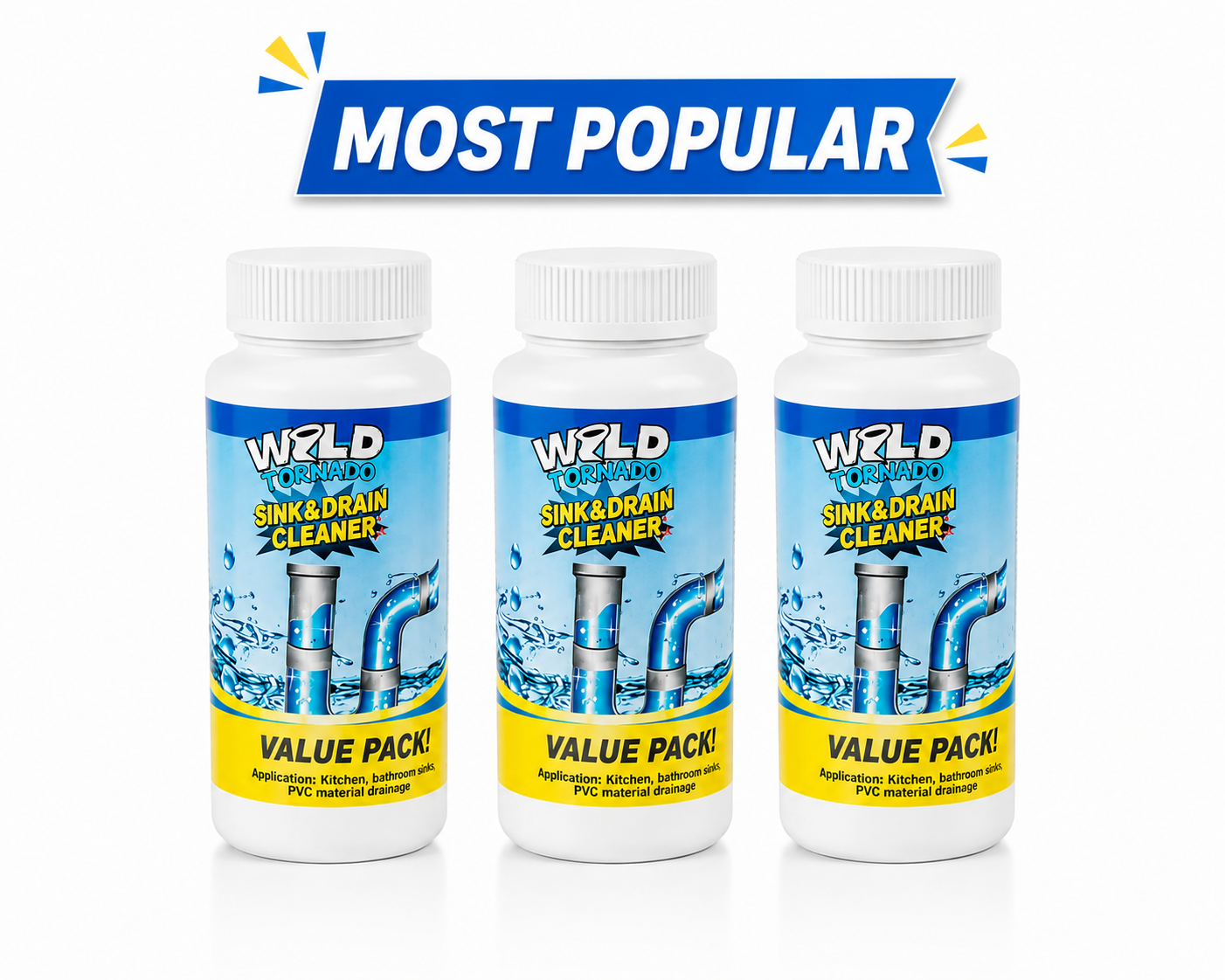The Powerful Pipe Cleaner MOST POPULAR (3 PACK)