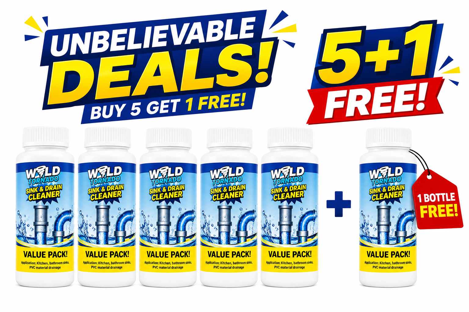 The Powerful Pipe Cleaner (BUY 5 GET ONE FREE)